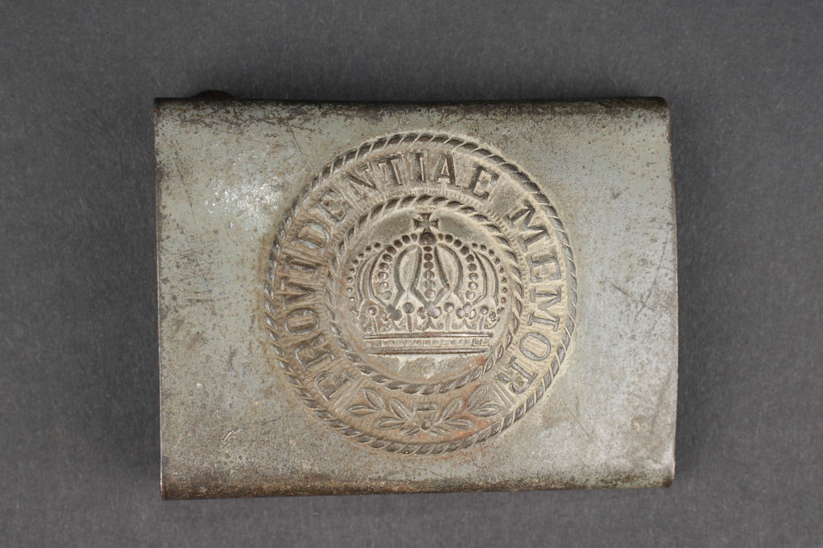 Boucle de ceinturon Saxe modele 1915. Saxony model 1915 belt buckle. (1 of 2)