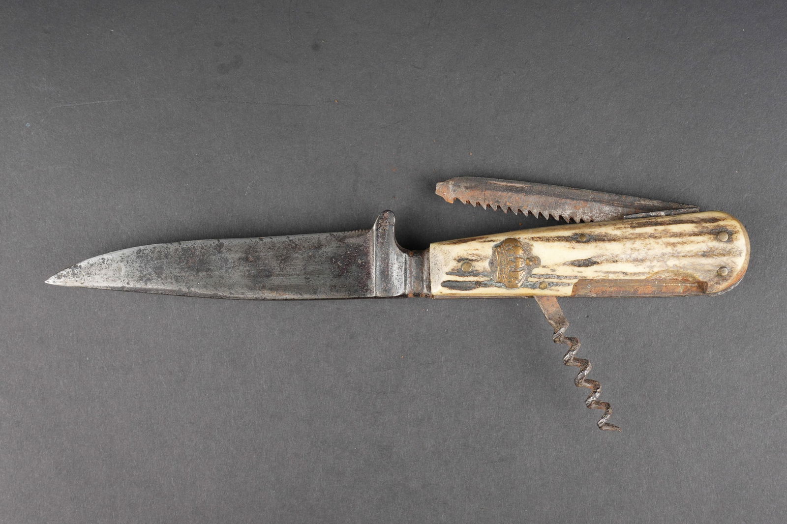 Poignard multifonction allemand. German multifunction dagger. - 6