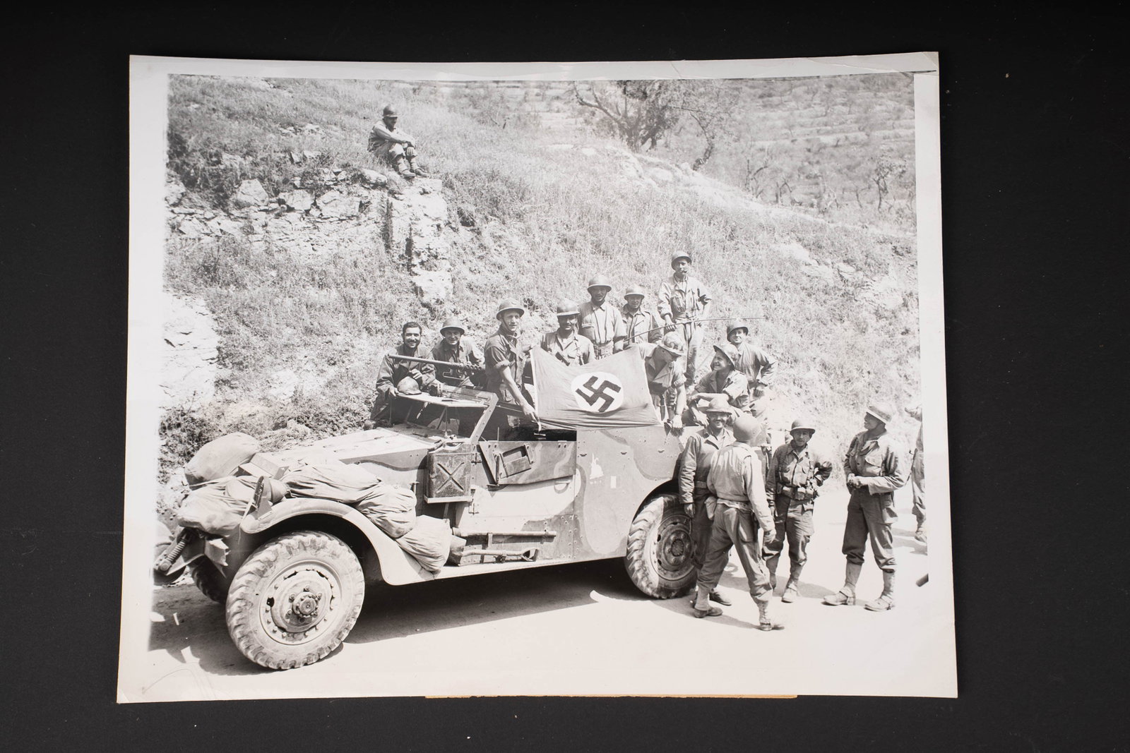 Photo de presse 1ere armee francaise. French First Army in Italy press photograph. (1 of 3)