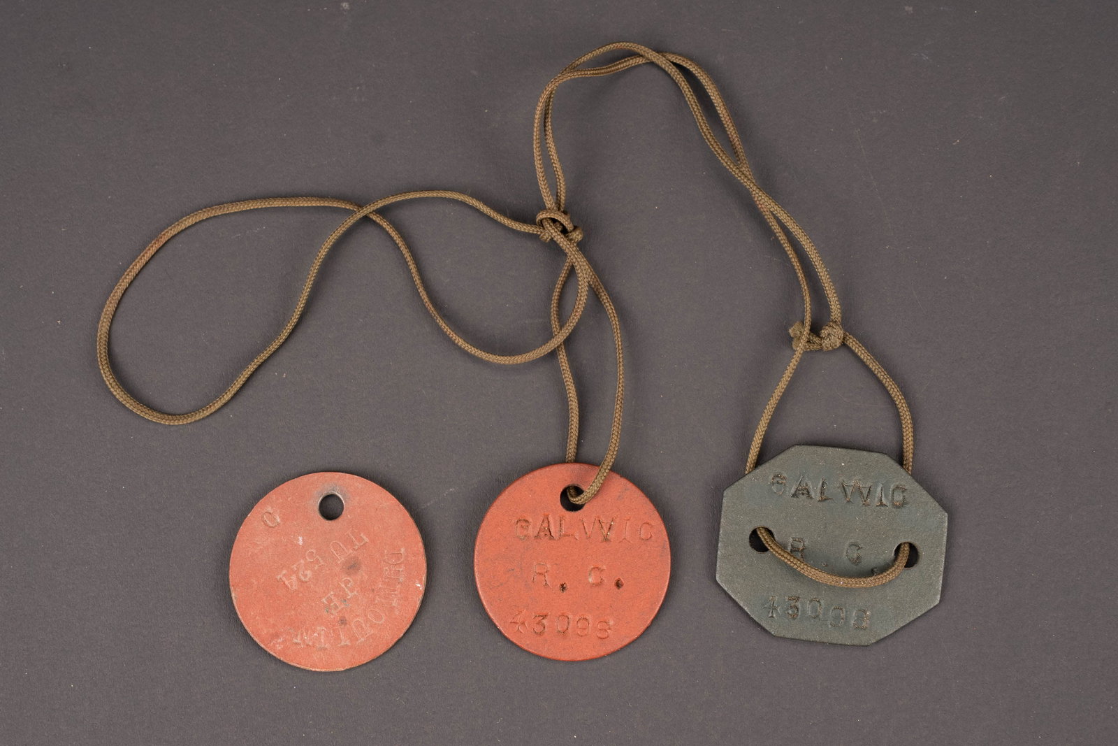 Plaques d identite britannique. British dog tag. (1 of 4)