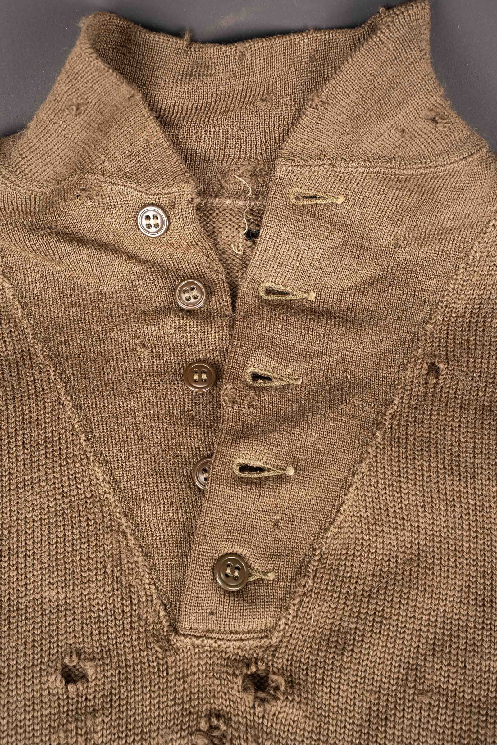 Pull 5 boutons US. US sweater. - 2