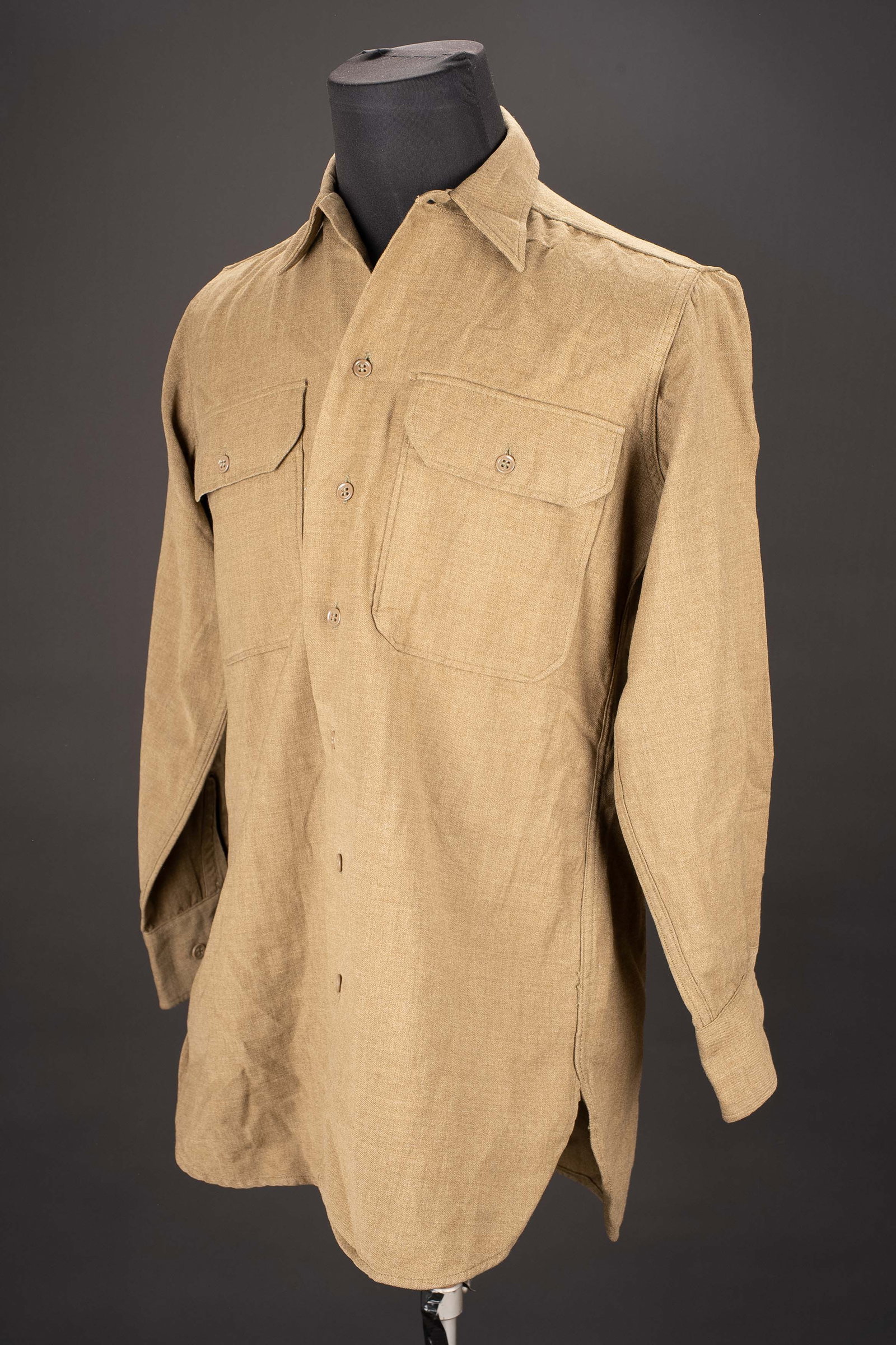 Chemise moutarde US. US Army mustard shirt. (1 of 7)