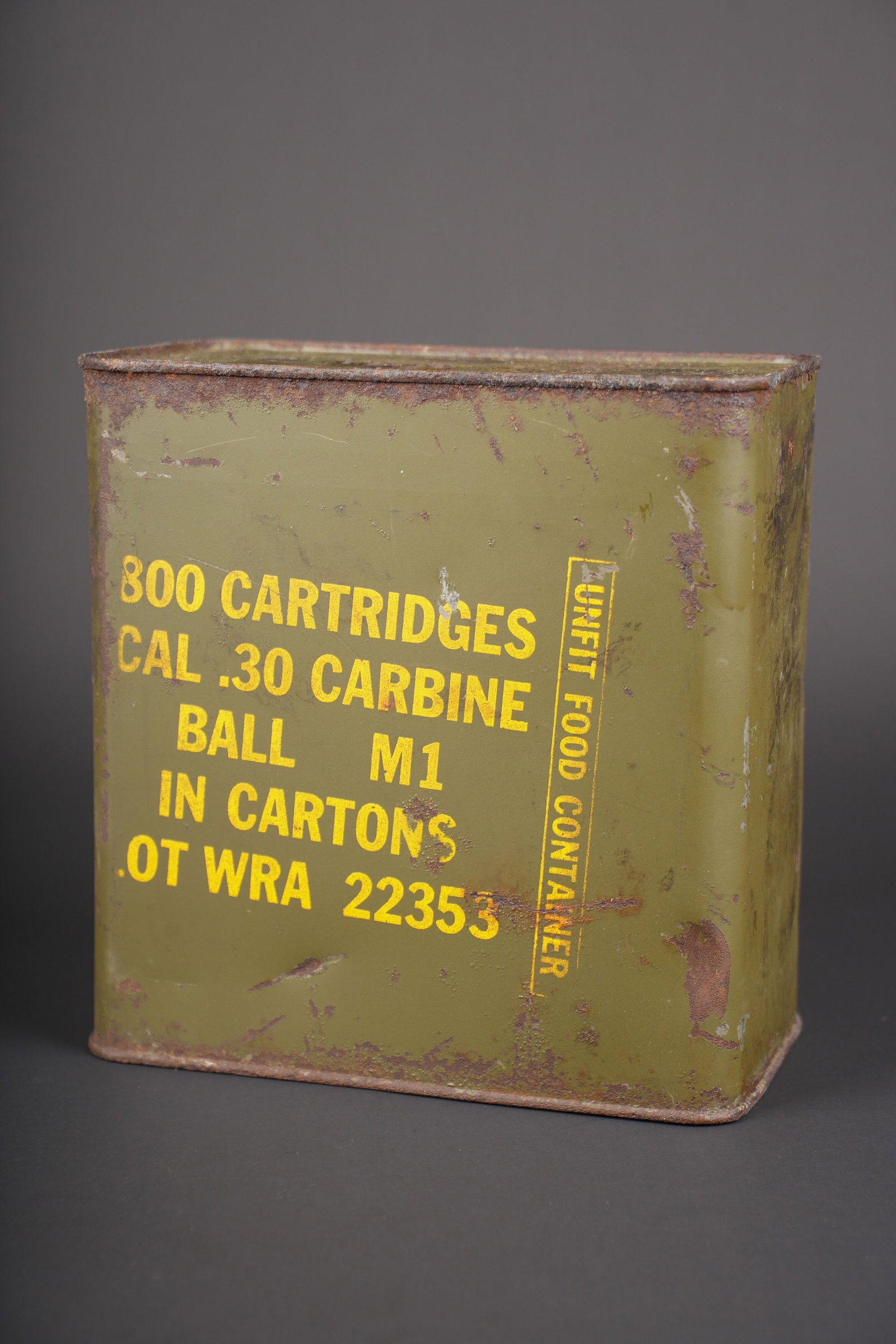 Caisse a munition US. US Army ammunition crate. (1 of 9)
