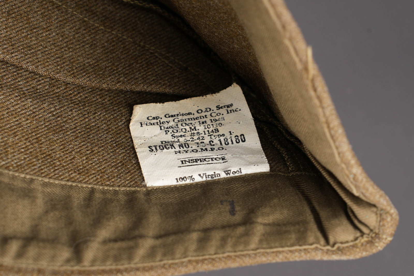 Calot US. US Garrison cap. - 4