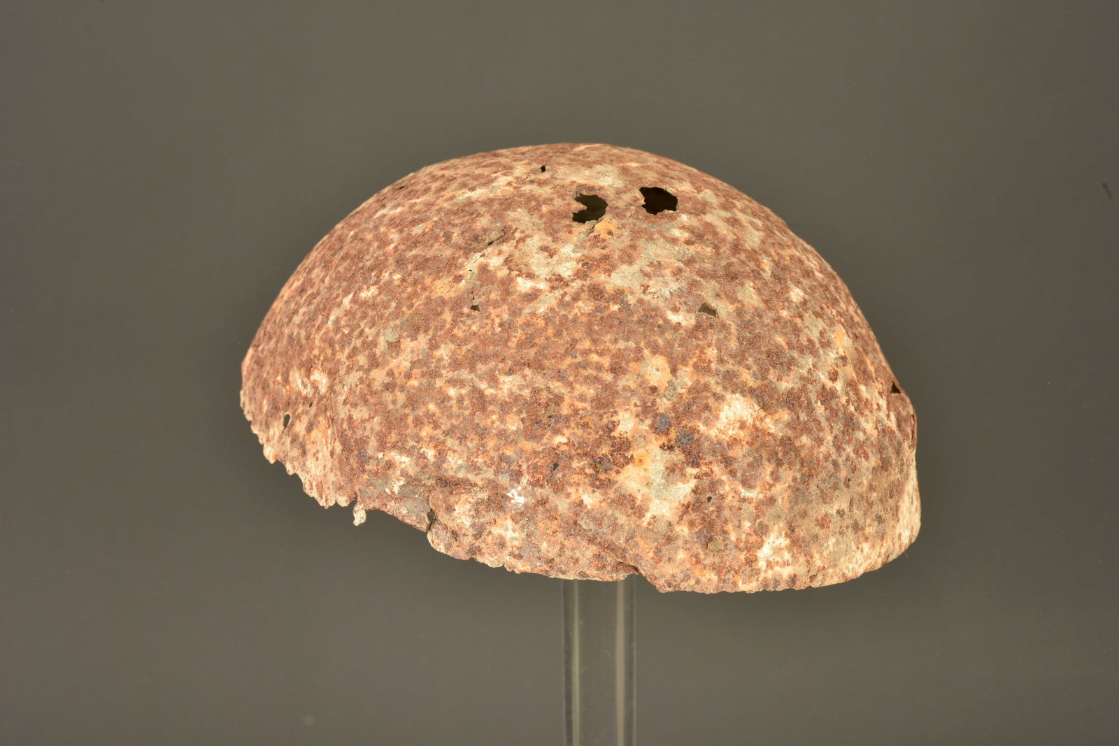 Cerveliere francaise de protection provenance Notre Dame de Lorette. French protective skull cap (1 of 4)