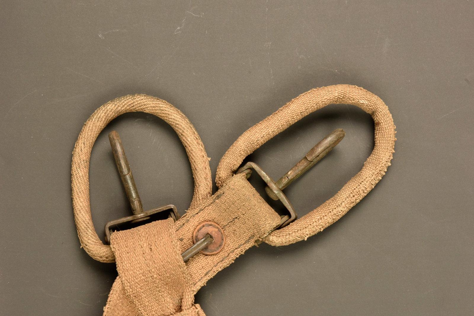 Sangle de mitrailleur MG08 ersatz en ortie. Ersatz MG08 machine gunner’s sling made of nettle - 3