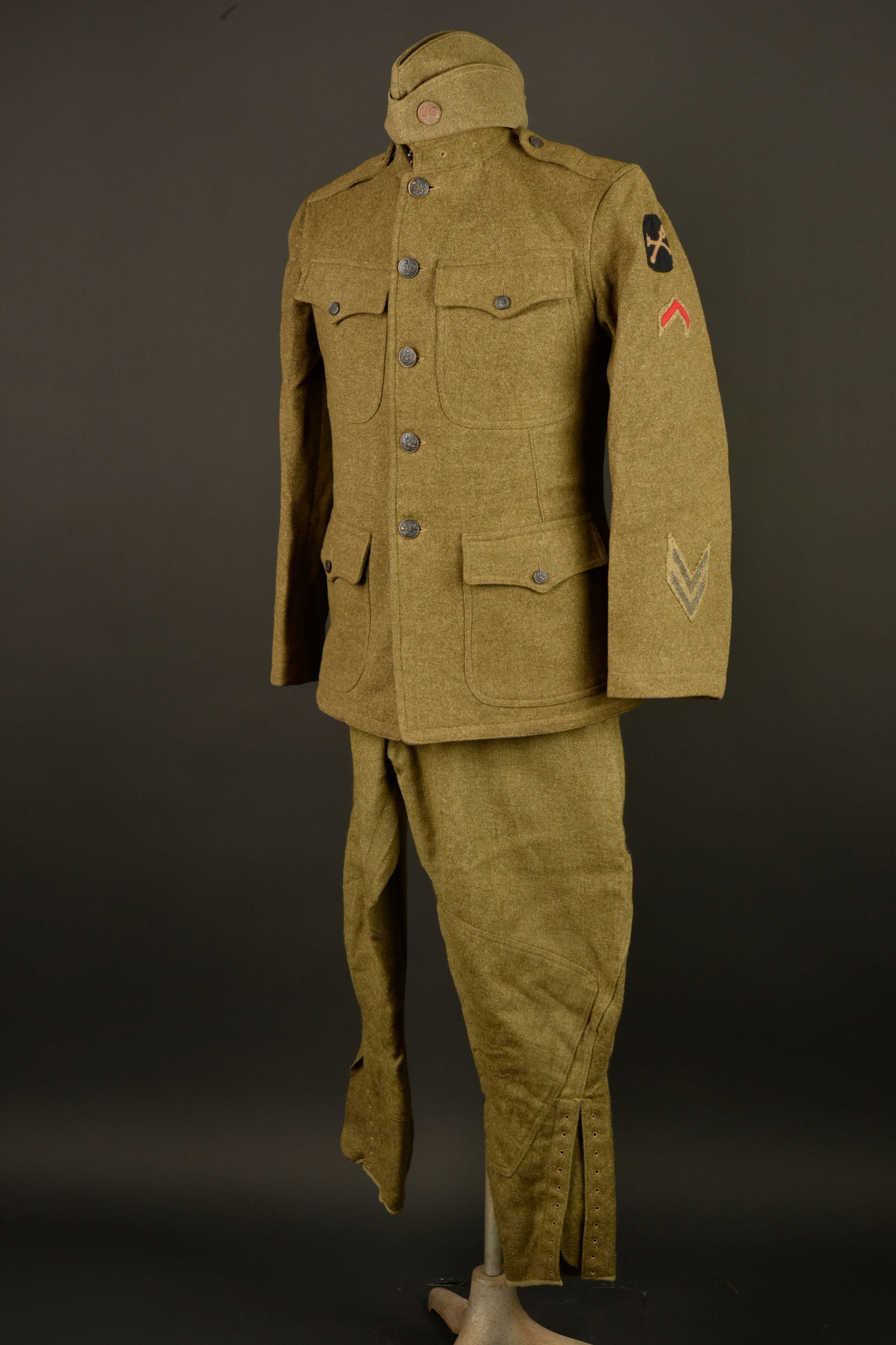 Uniforme americain en laine. American wool uniform (1 of 20)