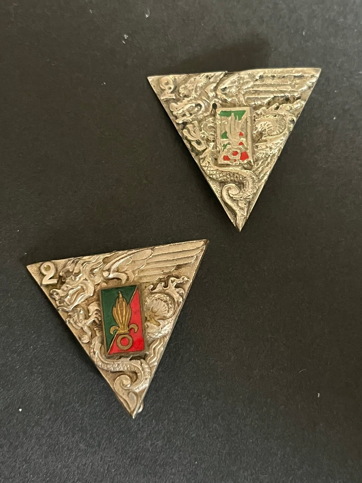 FRANCE LEGION PARACHUTISTES. France Foreign Legion paratroopers (1 of 2)