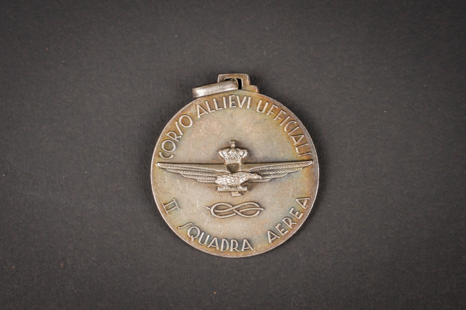 Medaille CORSO ALLIEVI UFFICIALI lia SQUADRA AEREA PADOVA 1943. CORSO ALLIEVI UFFICIALI IIa SQUADRA (1 of 2)