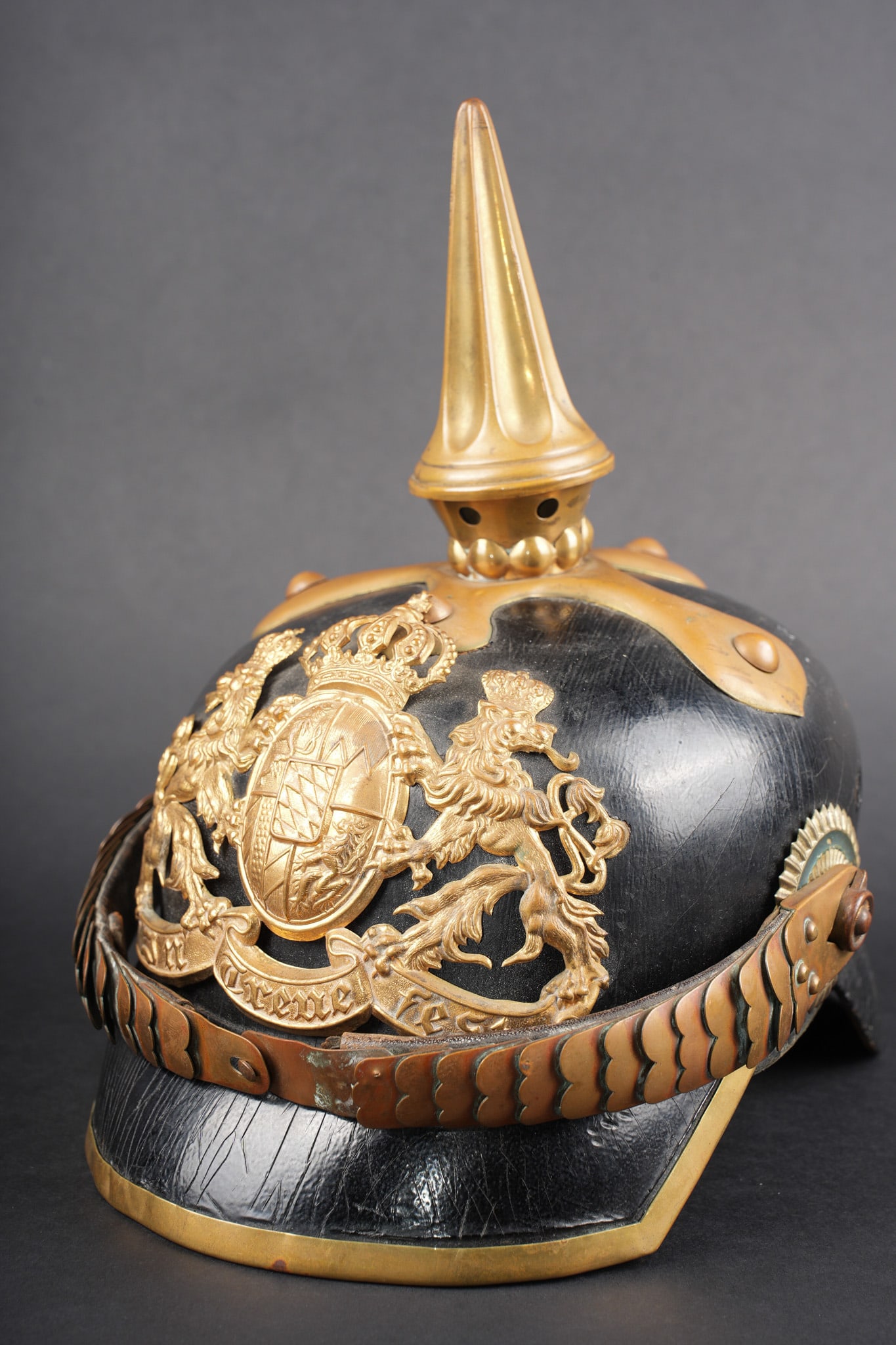 Casque a pointe Bavarois M1886 artillerie ou chevau-leger. M1886 Bavarian artillery or Chevau-leger (1 of 12)