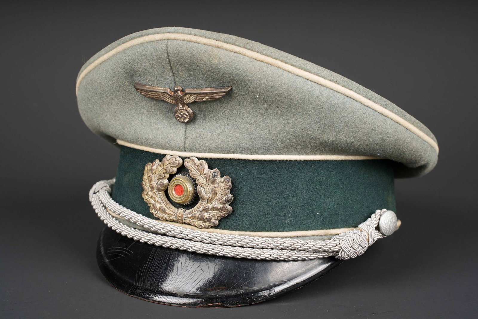 Casquette officier intanterie. German officer infantry cap. (1 of 9)
