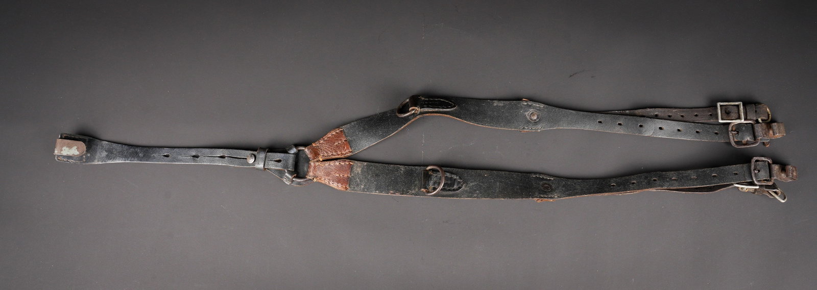 Brelage lourd allemand. German heavy Y Straps. (1 of 8)