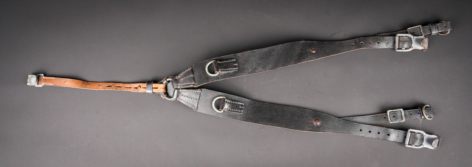 Brelage lourd allemand. German Heavy Y straps. (1 of 10)