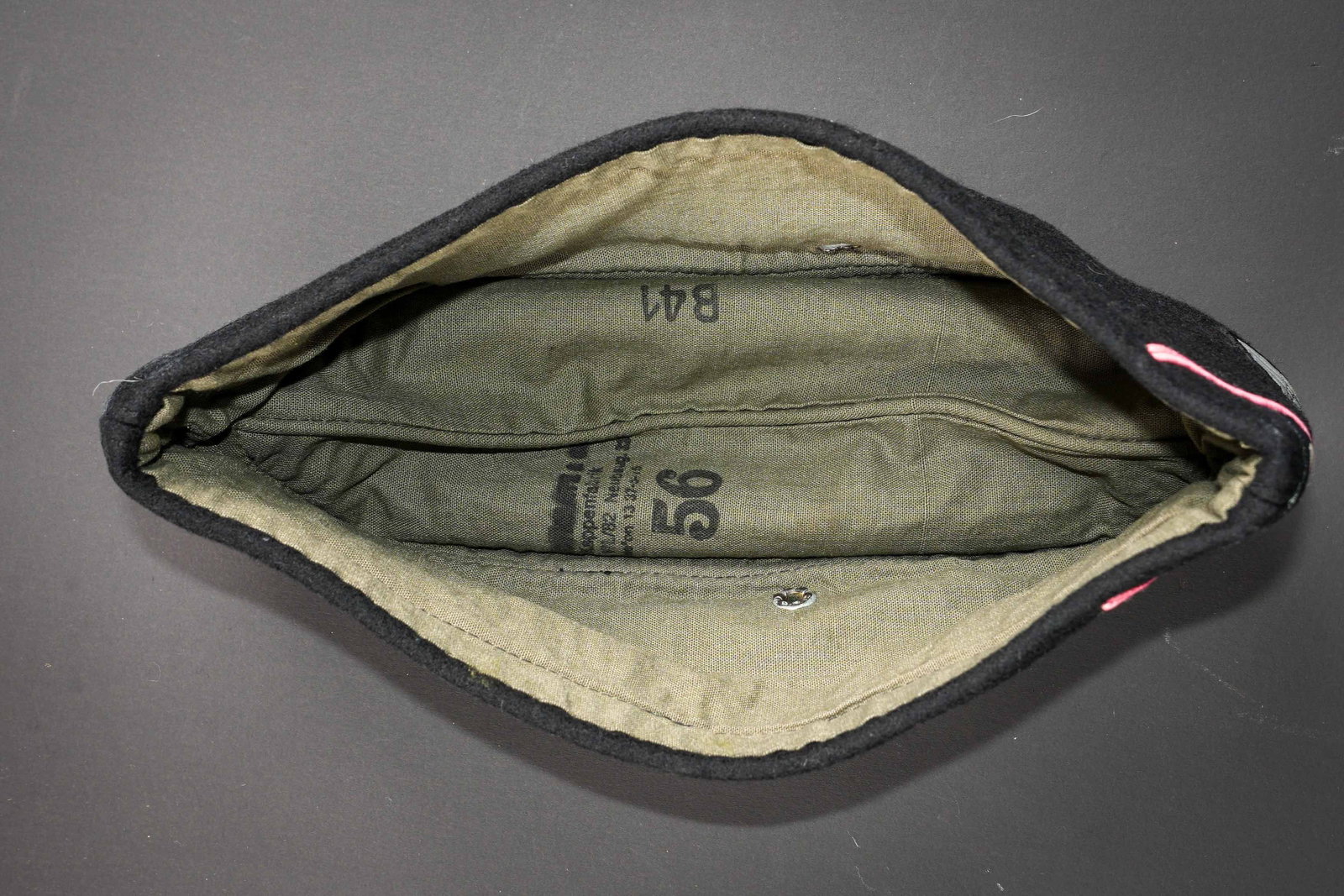 Calot Panzer. German Panzer garrison cap. - 8