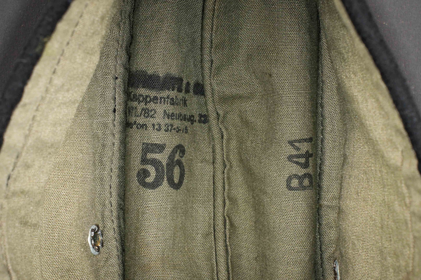 Calot Panzer. German Panzer garrison cap. - 9
