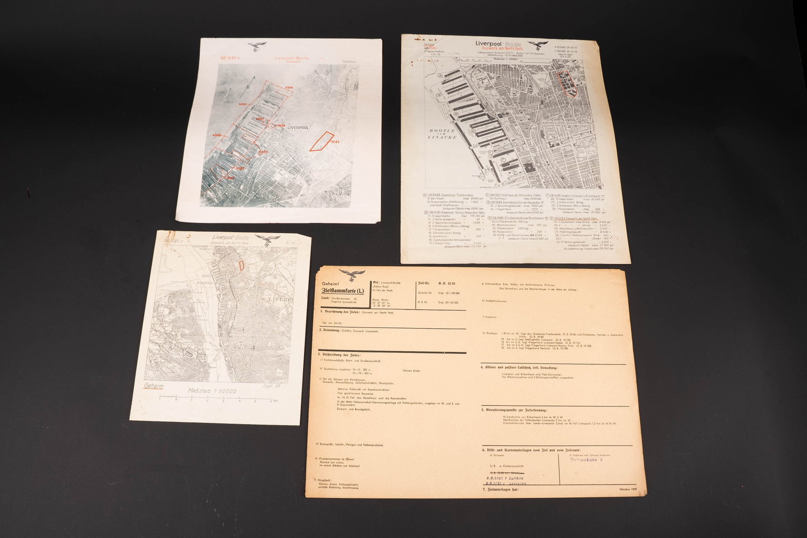 Ordres de mission LW. Luftwaffe mission orders. (1 of 6)