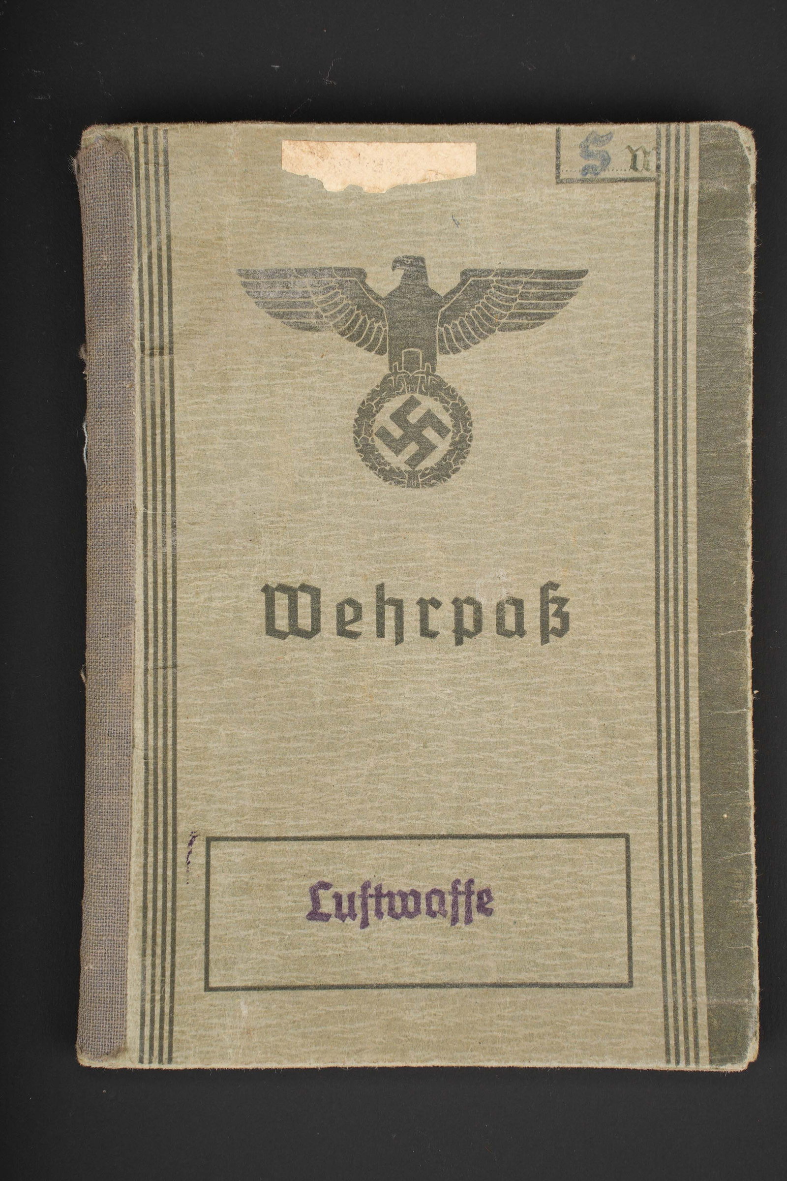 Wehrpass Luftwaffe. Luftwaffe Wehrpass - 5