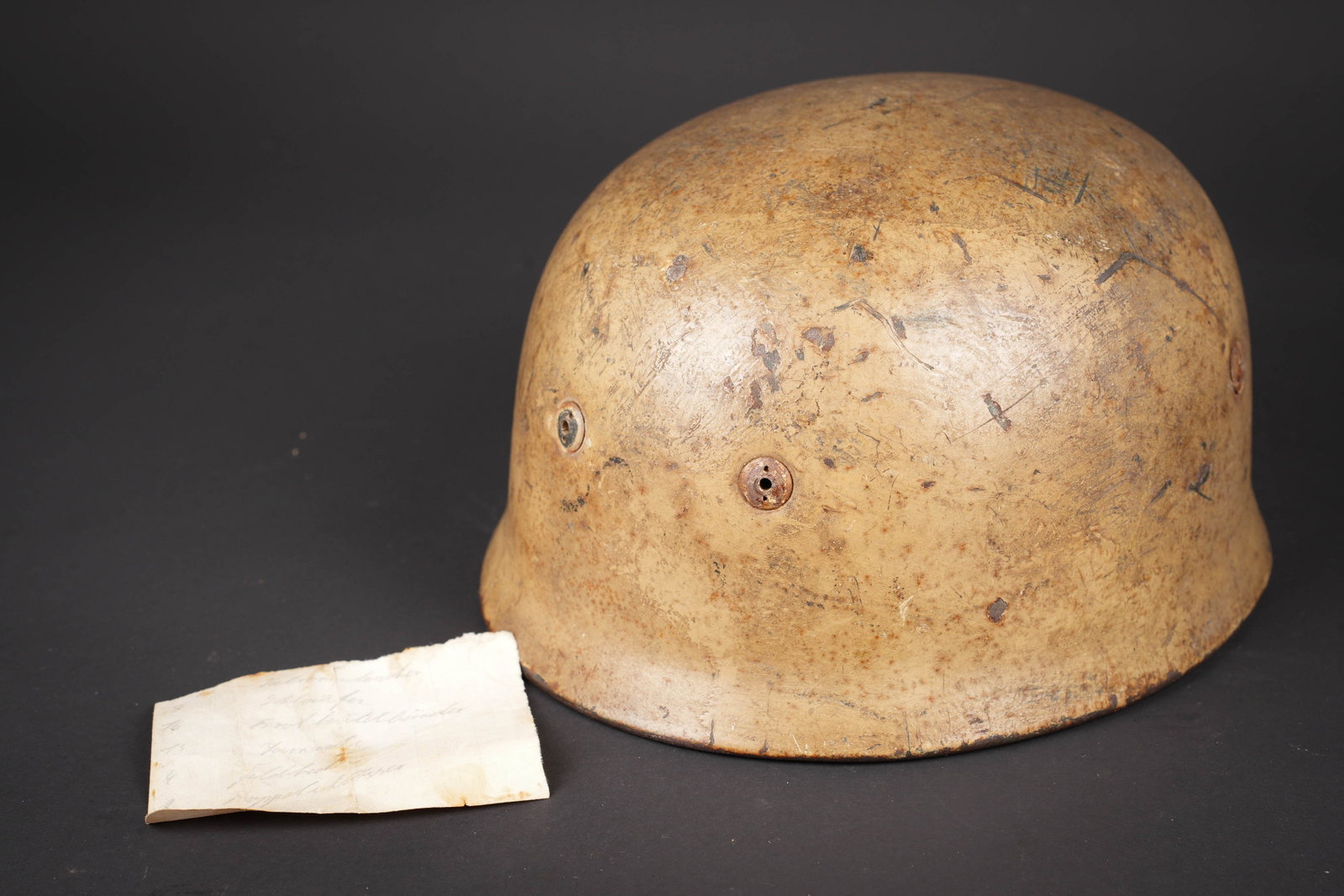 Casque de parachutiste camoufle. German Paratrooper camouflage helmet. (1 of 20)