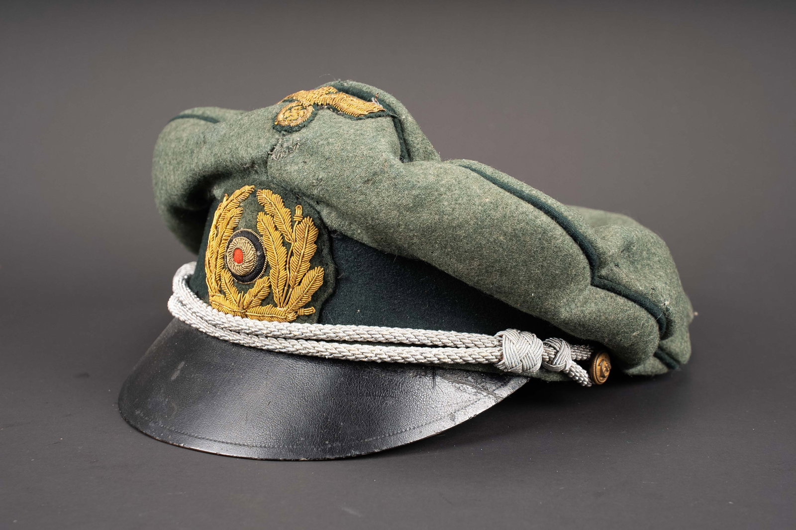 Casquette officier artillerie cotiere. Coastal Artillery officer?s visor cap. (1 of 9)