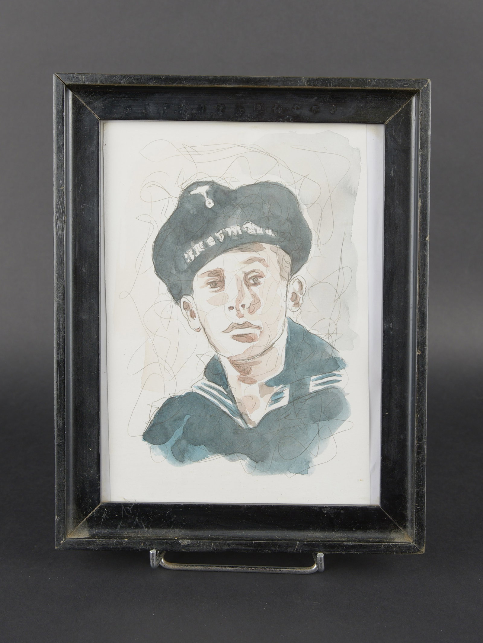 Portrait d un marin de la Kriegsmarine. Portrait of a Kriegsmarine sailor. (1 of 2)