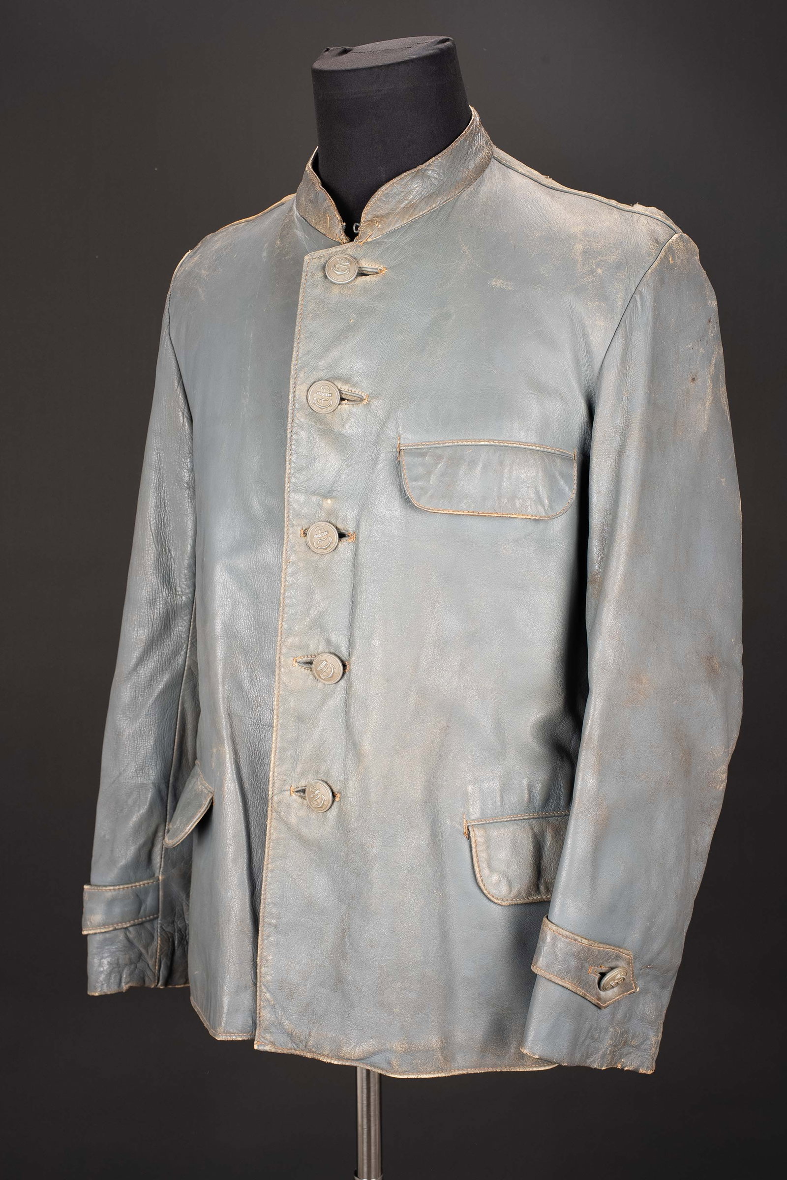 Veste en cuir de la Kriegsmarine. German navy leather jacket (1 of 10)