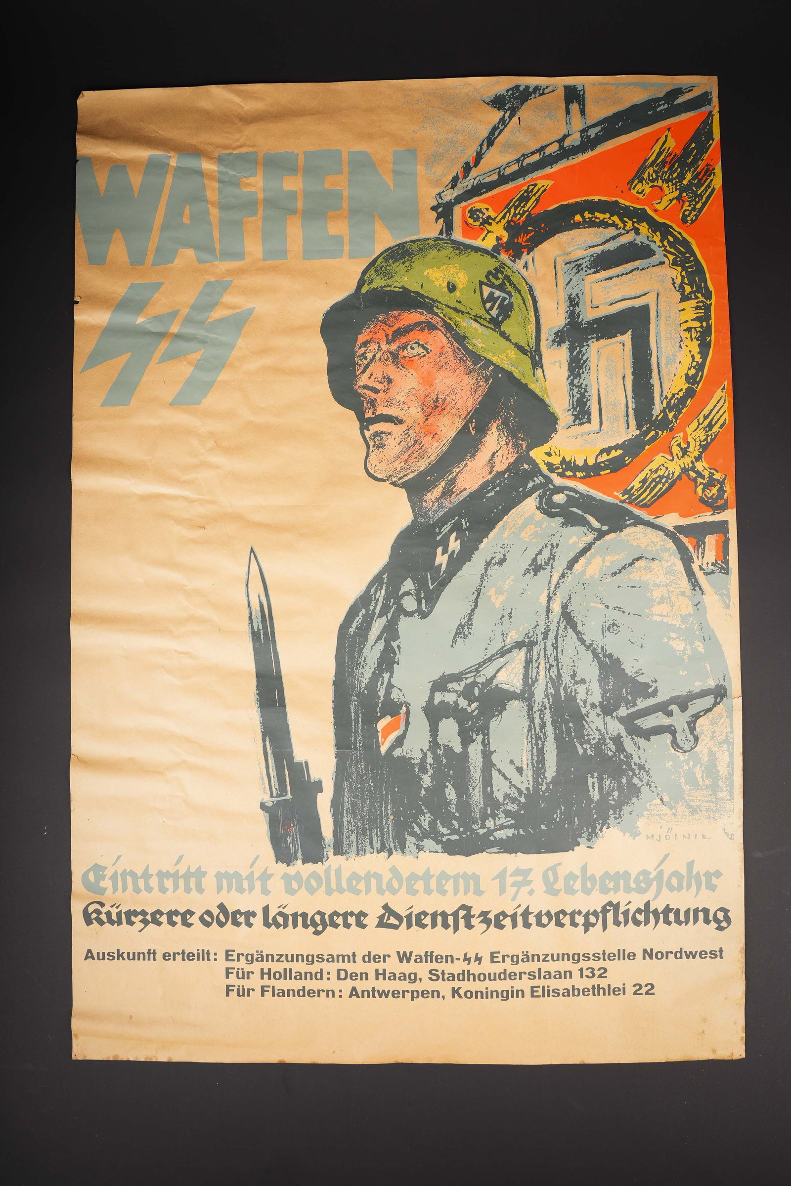 Affiche SS. German SS poster. (1 of 6)