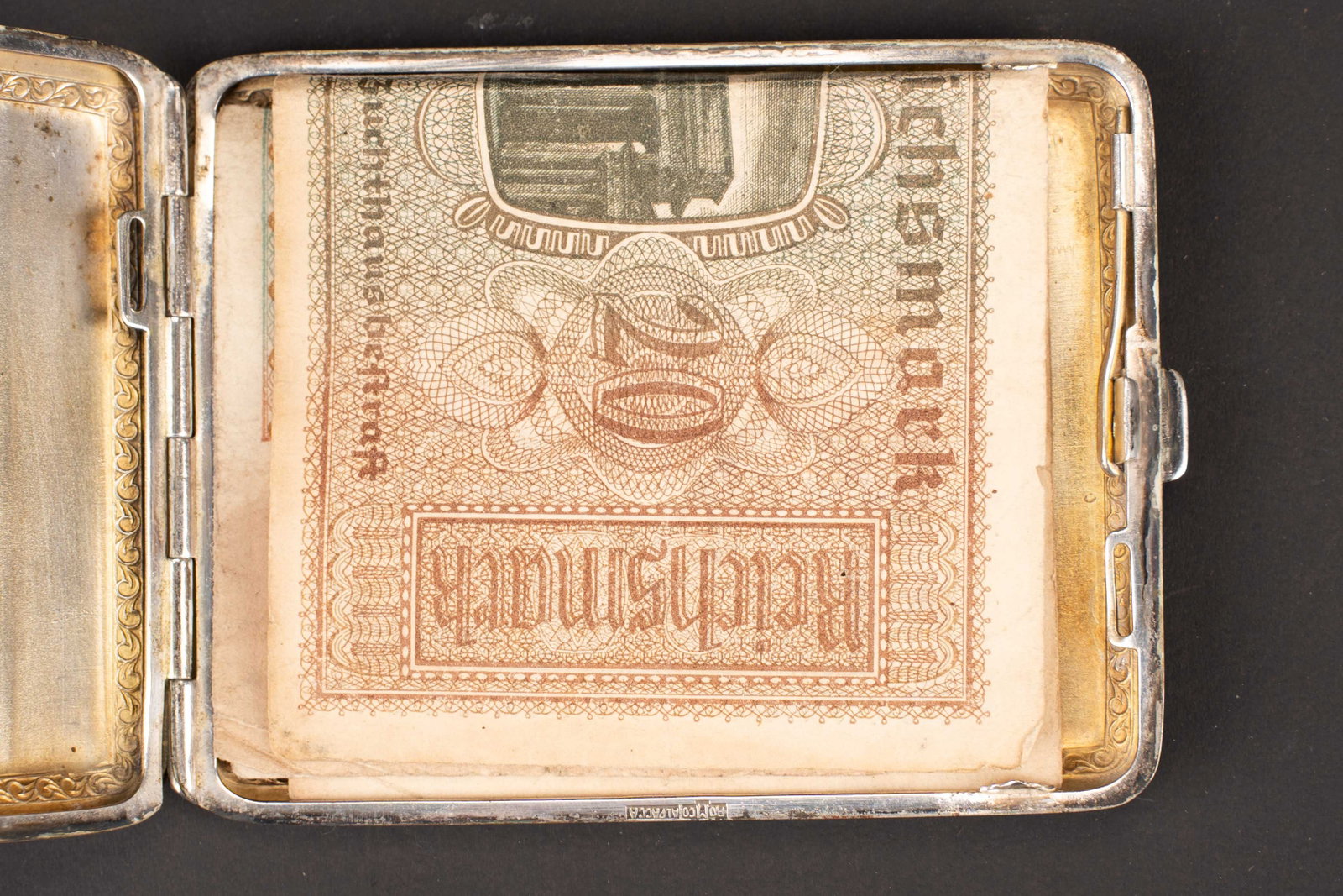 Etui a cigarette SS. SS cigarette case. - 4