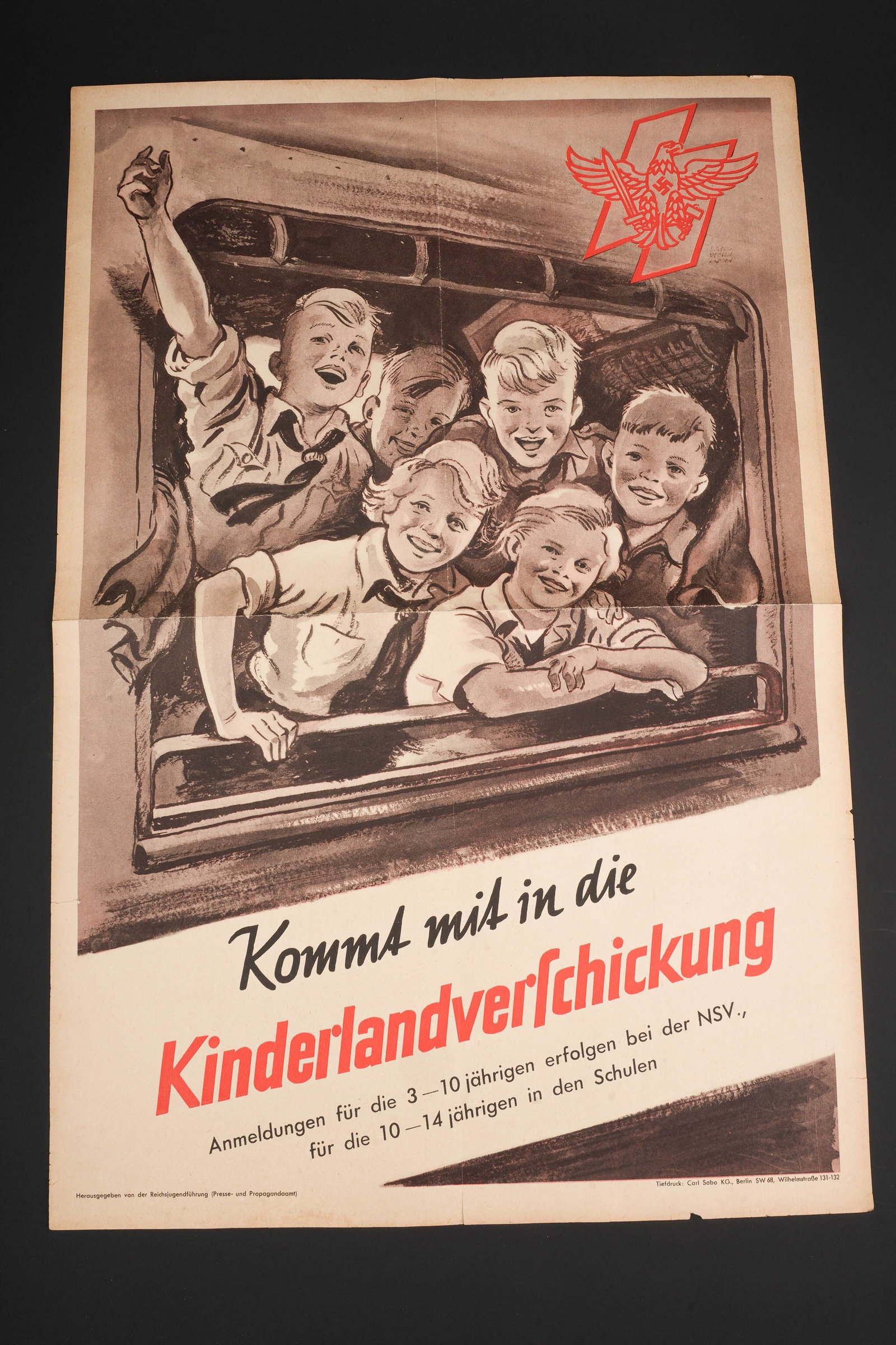 Affiche Hitlerjugend. Hitler Youth poster. (1 of 6)