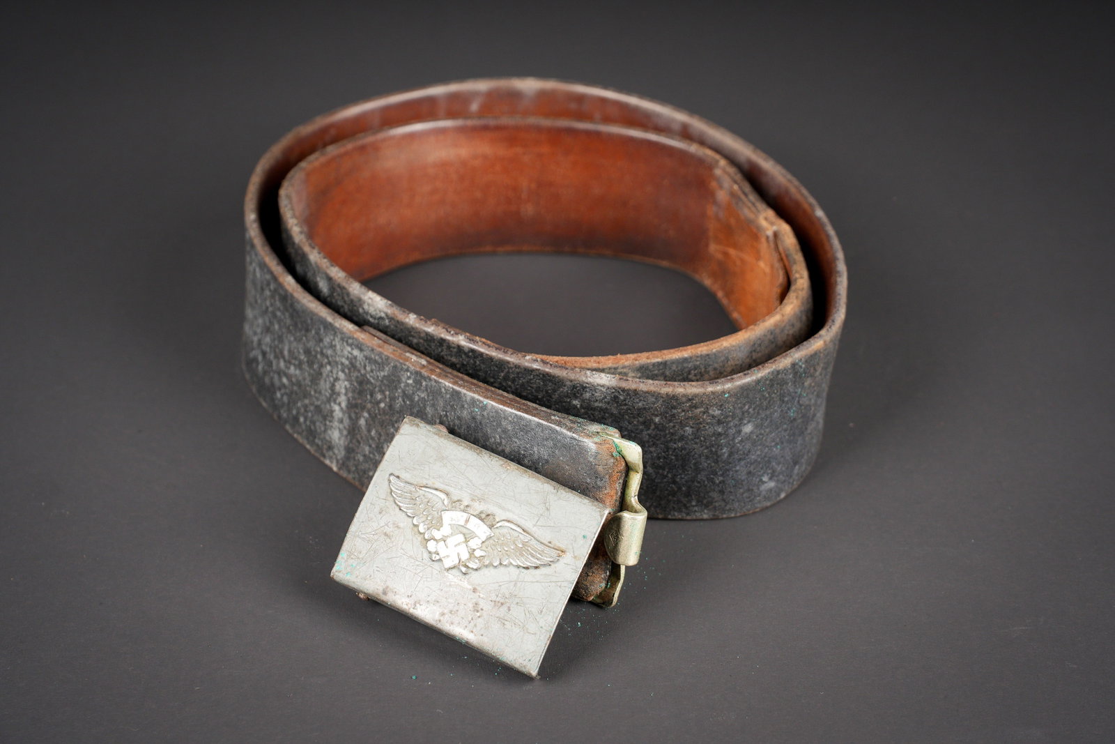 Boucle de ceinturon Luftschutz. German Luftschutz belt buckle. (1 of 9)