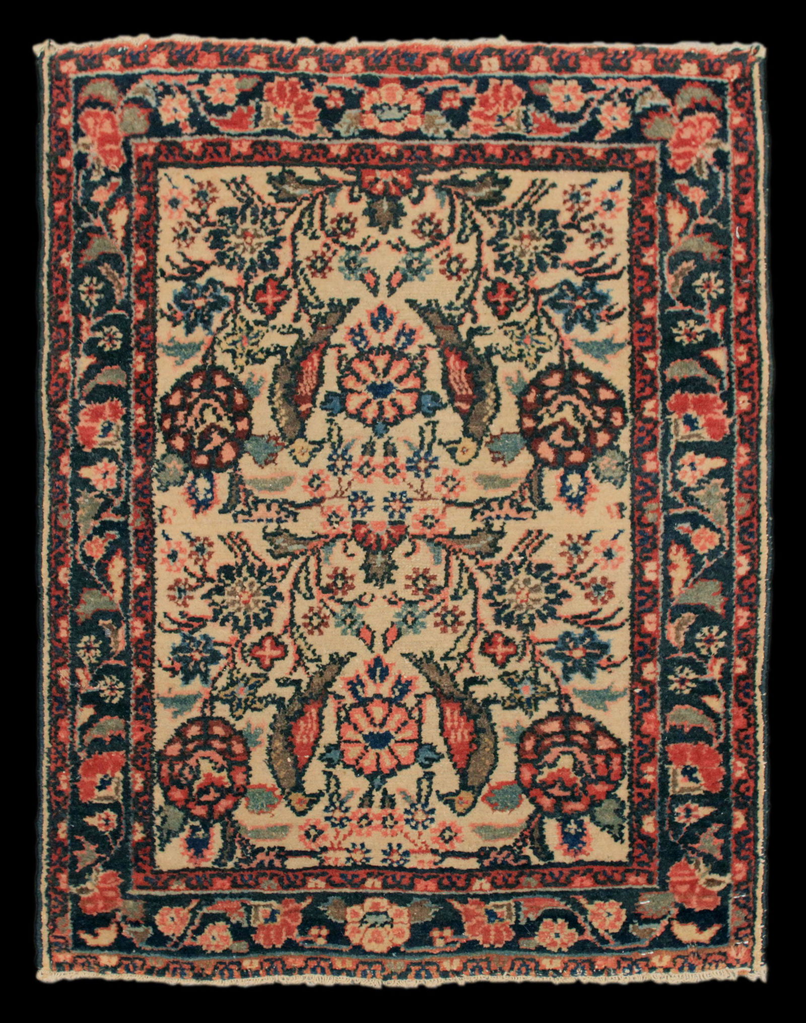 Semi-Antique 2' 7" x 2' 1'' Persian Lilihan Scatter Rug (1 of 3)