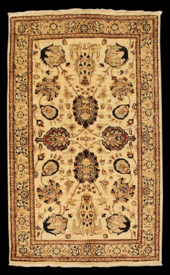 Recently-made (new; never used) 5' 3" x 3' 2" Pakistani Chobi (1 of 2)