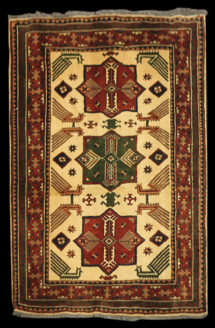 New 5' 3" x 3' 4" Pakistani Kargai (1 of 2)