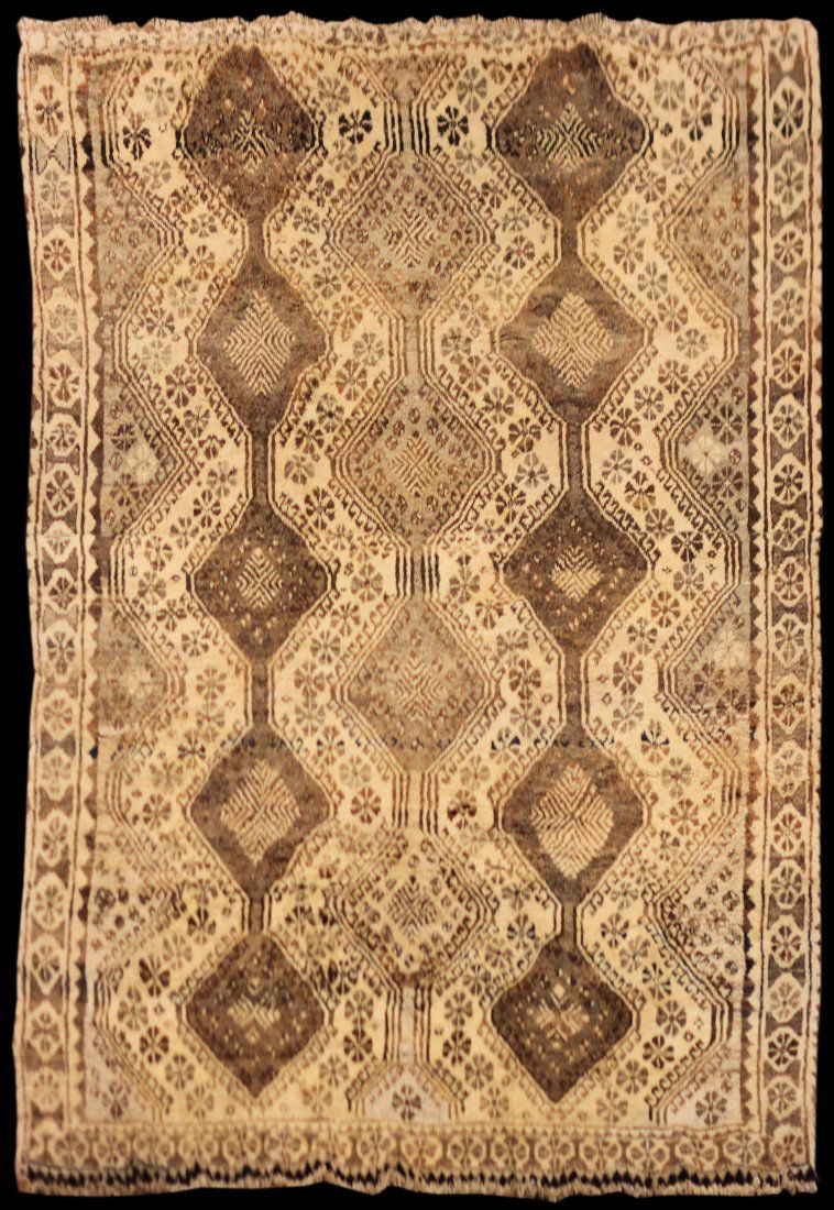 Semi-Antique 9' 7" x 6' 6" Persian tribal area rug (1 of 2)