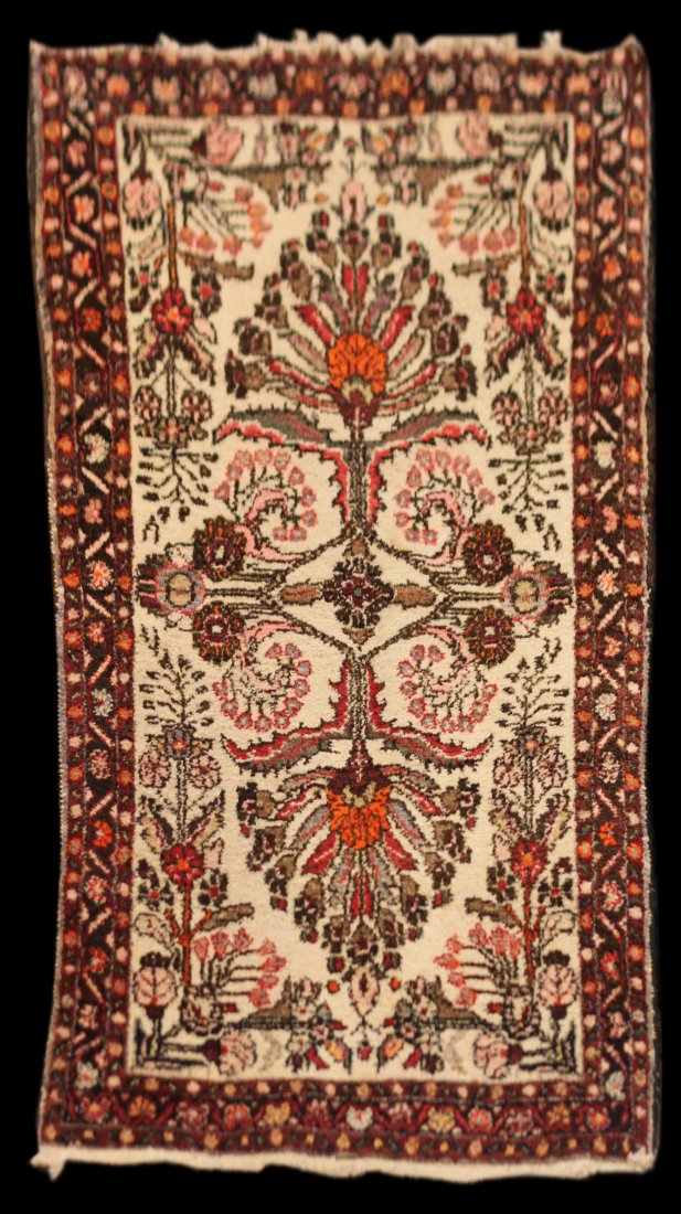 Antique (c. 1930) 4' 11" x 2' 8" Persian Hamadan (1 of 2)