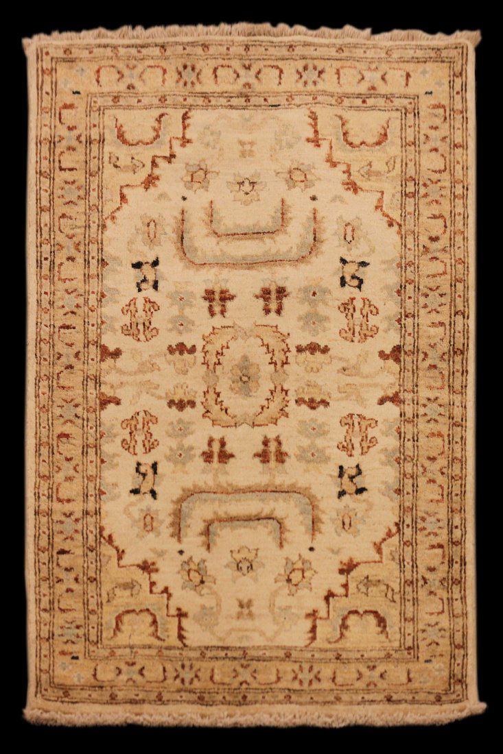 Recently-made (new; never used) 4' 2" x 2' 8" Pakistani Chobi (1 of 2)