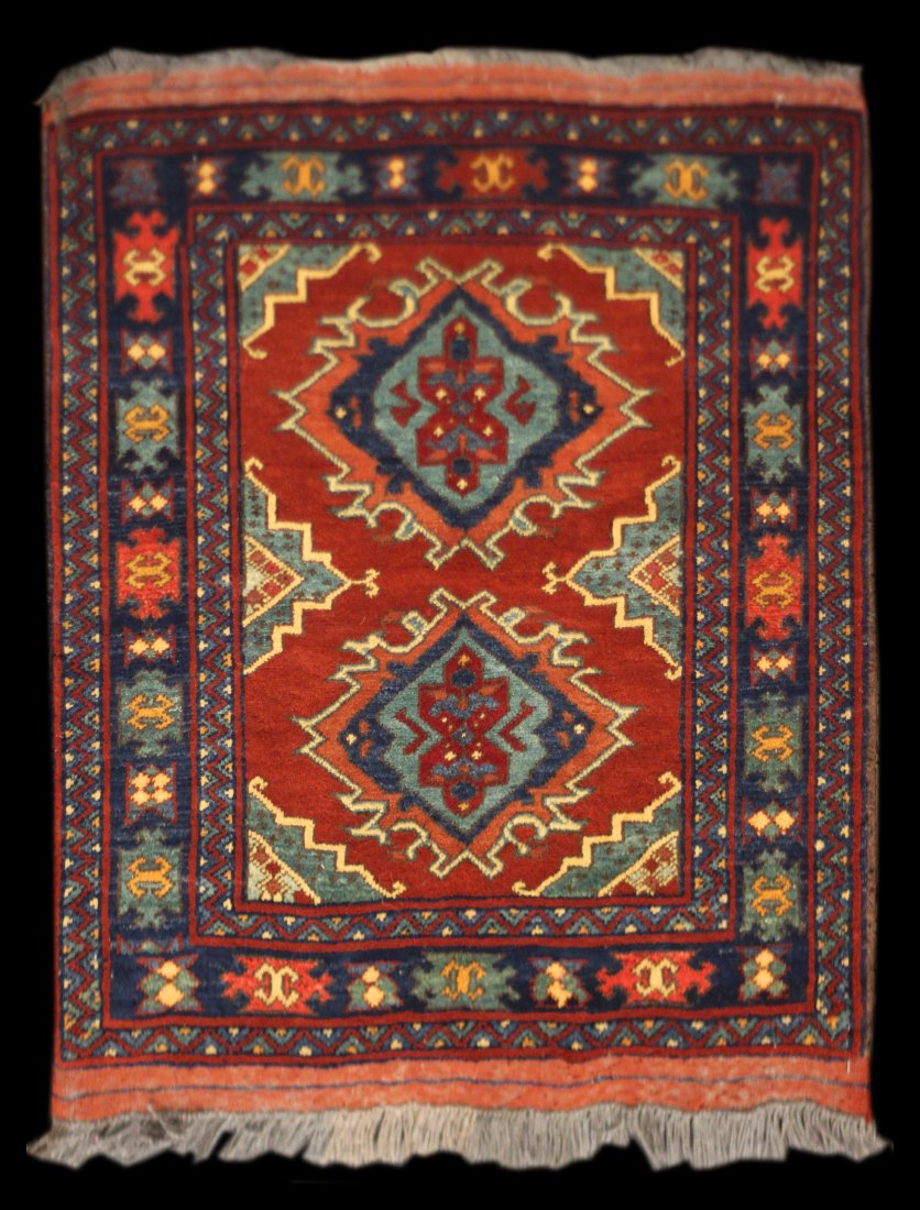 New/Old Stock 3' 9" x 2' 9" Afghan/Pakistani Kargai (1 of 2)