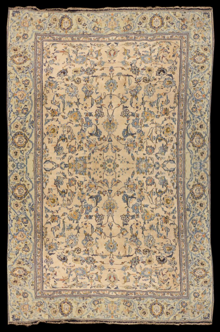 Semi-Antique 9' 6" x 6' 2" Persian Kashan (1 of 2)