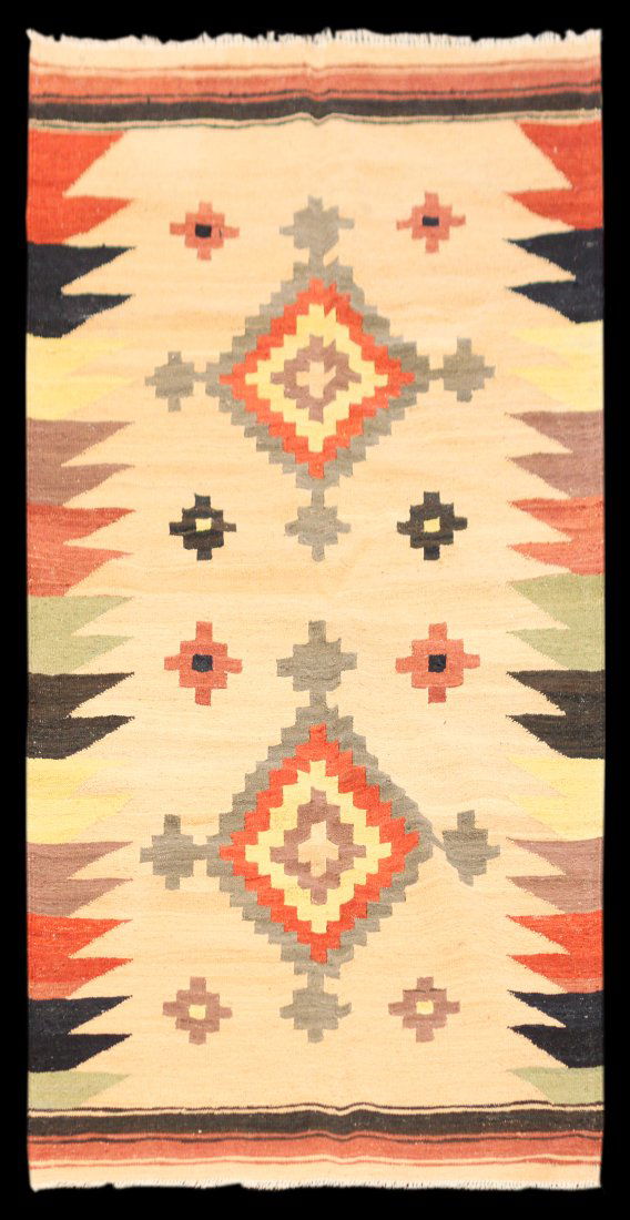 New 7' 0" x 3' 6" Pakistani Tribal Kilim (1 of 2)