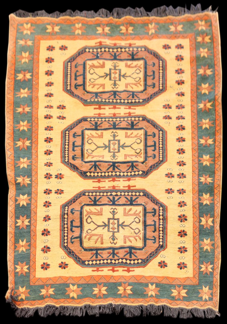 Semi-Antique 5' 8" x 5' 3" Afghan/Pak Sumak (1 of 2)