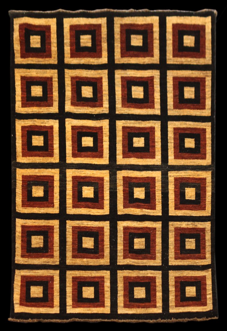 New 6' 5" x 4' 4" Afghan Gabbeh (1 of 2)