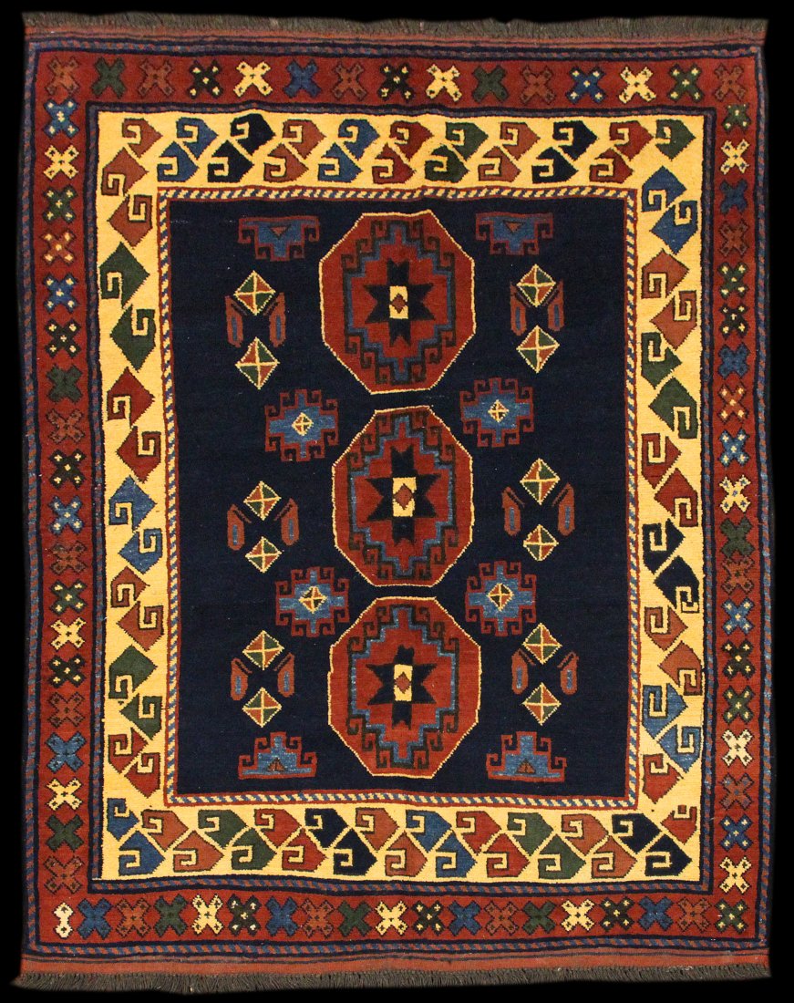 New/Old Stock 5' 5" x 4' 2" Pakistani Kargai (1 of 2)