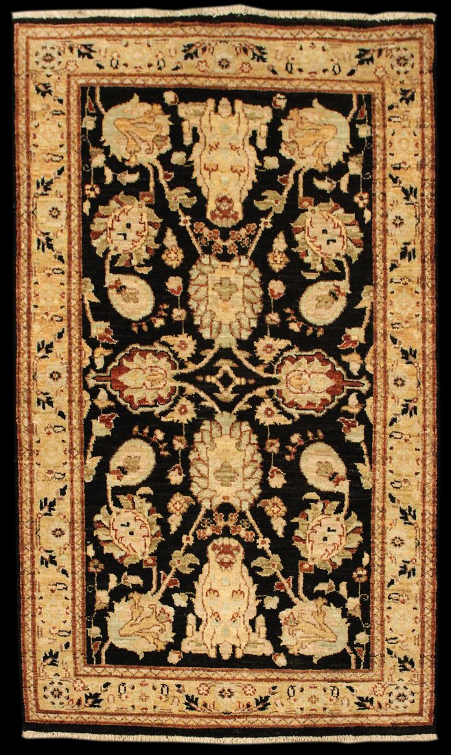 NEW 5' 2" x 3' 2" Pakistani Chobi: NEW 5' 2" x 3' 2" Pakistani Chobi throw rug. A nice example. Hand-spun yarn, natural dyes and very mellow vibe.