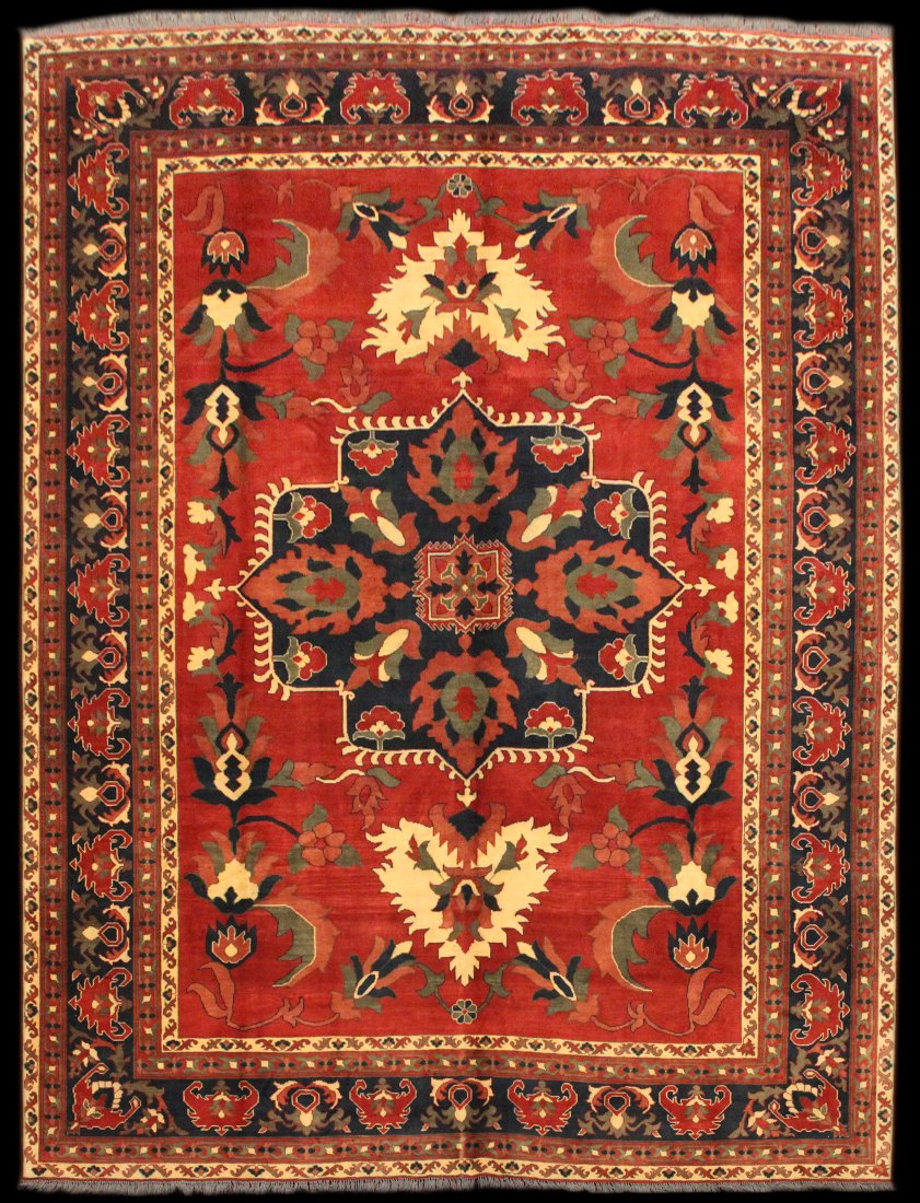 New/Old Stock 13' 3" x 10' 3" Pakistani Kargai (1 of 2)