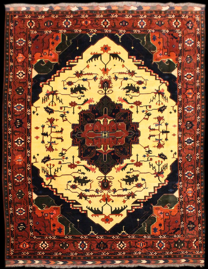 New/Old Stock 11' 10" x 9' 1" Pakistani Kargai (1 of 2)