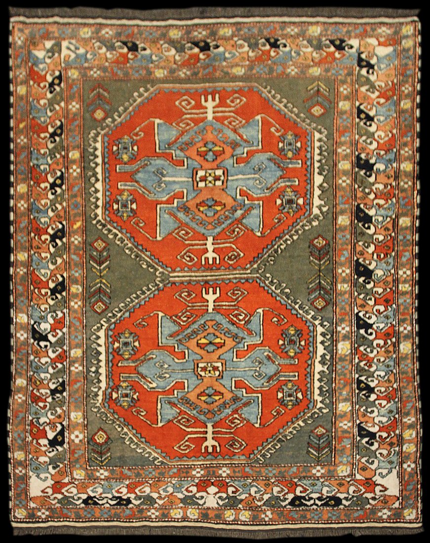 New/Old Stock 6' 0" x 5' 7" Chechen Caucasian (1 of 2)