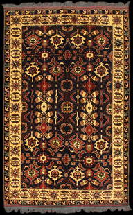 New/Old Stock 9' 2" x 6' 7" Armenian Kargai: New/Old Stock 9' 2" x 6' 7" Armenian Kargai are rug. A nice 6x9 rug for back areas. Handmade rugs last approximately: forever.