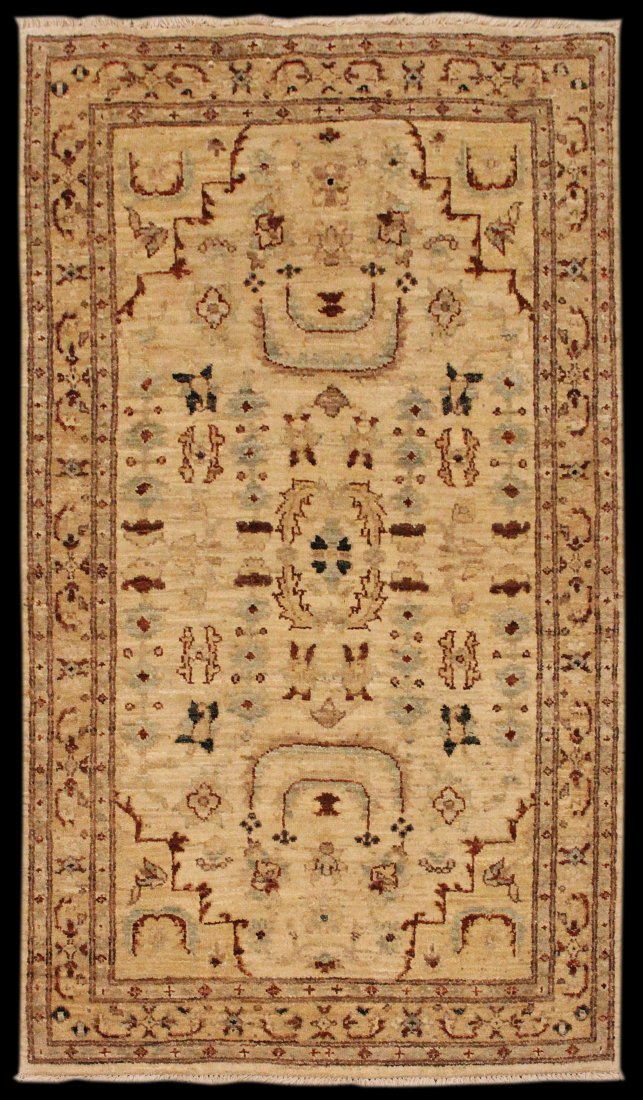 NEW 5' 4" x 3' 2" Pakistani Chobi: NEW 5' 4" x 3' 2" Pakistani Chobi. Excellent first-quality Chobi, imported by Fine Estate.