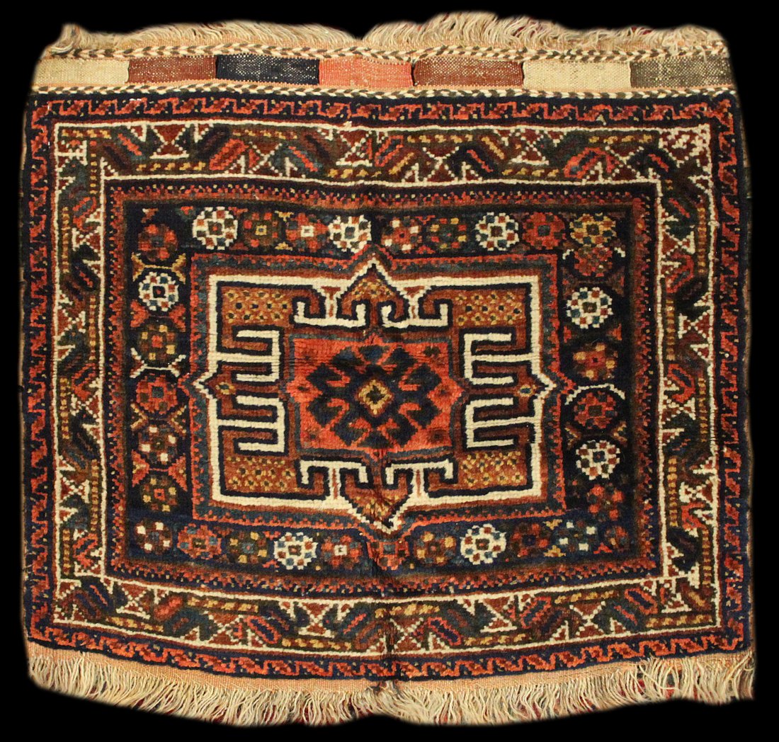 Antique 2' 3" x 2' 3" SW Persian Bagface (1 of 2)