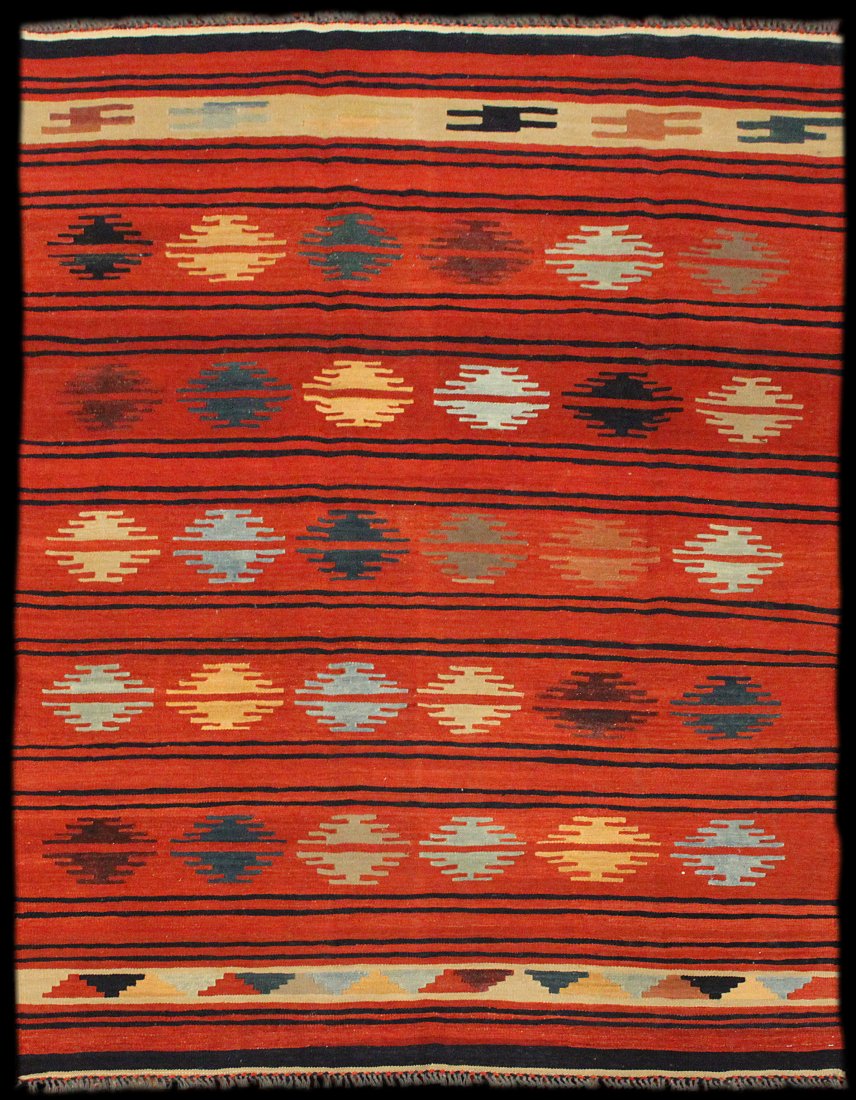 NEW 7' 0" x 5' 1" Pakistani Tribal Kilim (1 of 2)