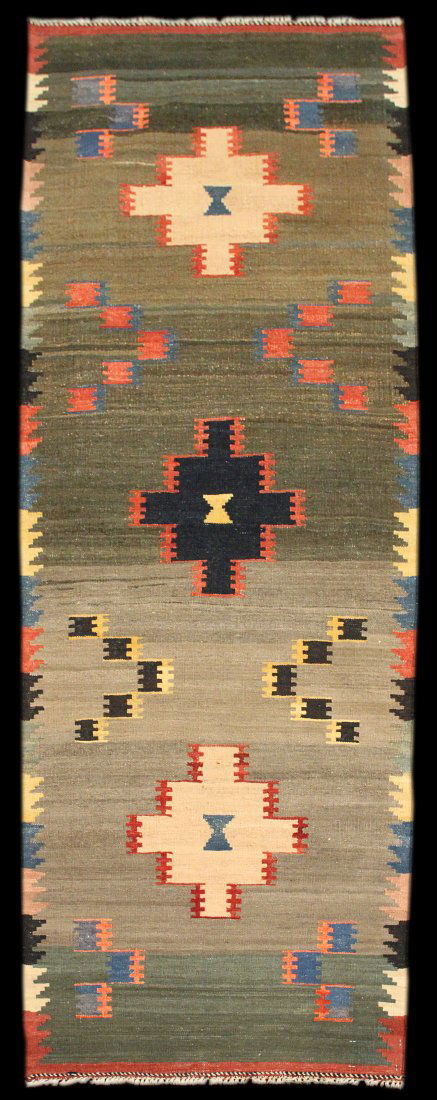 NEW 6' 7" x 2' 8" Pakistani Tribal Kilim (1 of 2)
